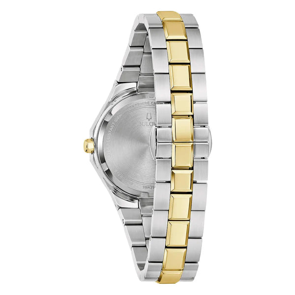 Orologio Bulova Octagon Bicolore Diamanti 98R299 fondello