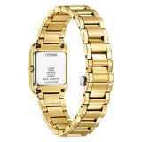 Orologio Citizen Lady Quadrato Dorato EW5602-81D