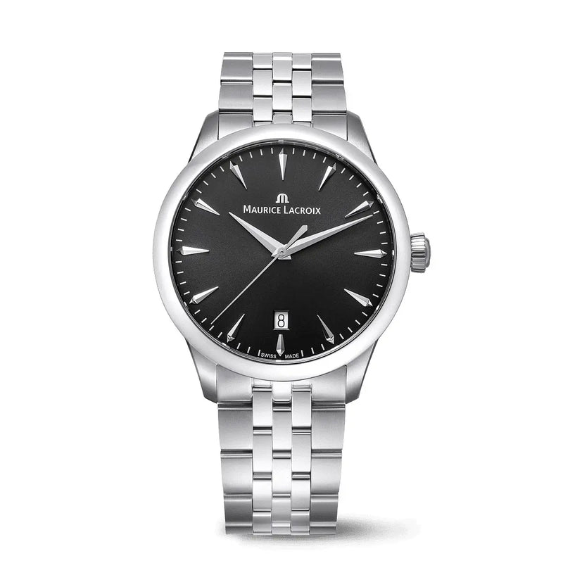 Orologio Maurice Lacroix 1975 Nero Quartz 39mm