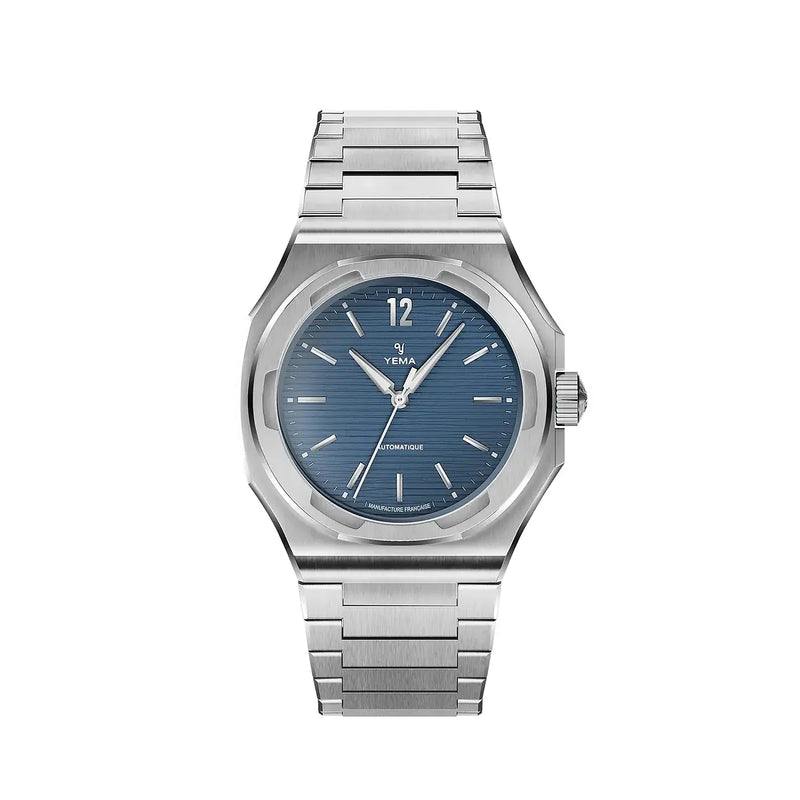 Oroloigo Yema Wristmaster Slim CMM.20 Blu Limited Edition 76.24.05.SN.M foto frontale