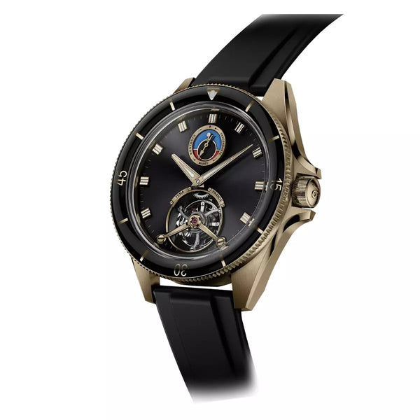 Yema Yachtingraf Bronze Tourbillon Mareographe 75th Anniversary Limited Edition Nero 37.33.66.ZN.U6