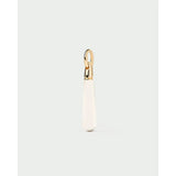 Pd Paola Ciondolo Drop in quarzo cristallo di rocca bianco con cappuccio placcato oro 18k, forma a goccia PE01-081-U