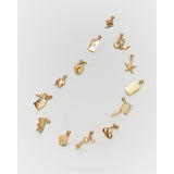 Pd Paola Ciondolo Orsacchiotto collezione completa charm oro con dado, chiave, racchetta e stella marina CH01-306-U