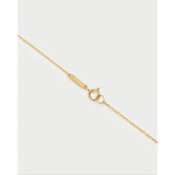 Pd Paola Collana Iniziale dettaglio chiusura a molla con targhetta logo PDPAOLA in oro CO01-B80-U