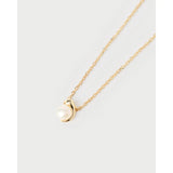 Pd Paola Collana La Perla dettaglio pendente con perla d'acqua dolce incastonata in montatura oro lucido CO01-A61-U