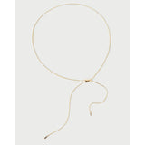 Pd Paola Collana Rodeo vista completa catena snake dorata con ciondolo centrale regolabile e pendenti CO01-B23-U