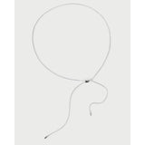 Pd Paola Collana Rodeo in argento sterling con ciondolo scorrevole e catena snake design minimalista CO02-B23-U