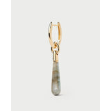 Pd Paola Orecchino Jupiter Labradorite in argento placcato oro 18k con pietra labradorite a goccia PG01-091-U