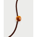 Pdpaola Bracciale Minerals Occhio di Tigre Orion Cord dettaglio quarzo occhio di tigre cabochon con montatura dorata PU01-A55-U