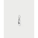 Pdpaola Ciondolo Icons Drop Silver in argento sterling rodiato, forma a goccia lucida con anello di aggancio CO02-789-U