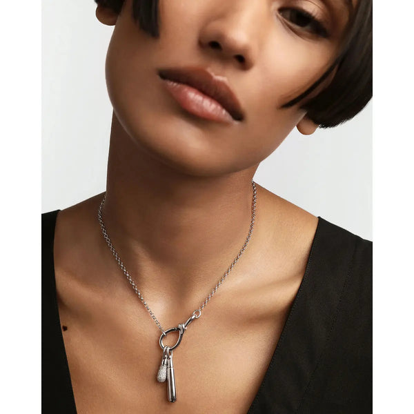 Collana Lettera U P D PAOLA In Argento 925 Placcato Oro 18k: Gioiello Regolabile Artigianale