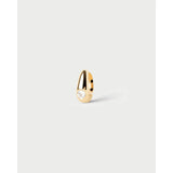 Pdpaola ciondolo La Perla Serena in argento placcato oro 18kt con zircone cubico, design a goccia PE01-121-U