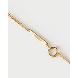 Pdpaola Collana Essential Chain dettaglio chiusura a molla con targhetta logo Pdpaola in oro 18kt CO01-910-U