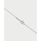 Pdpaola Collana Signature Essential Initials I Initial Silver dettaglio chiusura catena argento rodiato con logo CO02-B82-U