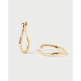 Pdpaola Orecchini Essentials 2026 Air Mini dettaglio forma a goccia e zirconi incastonati in oro 18kt AR01-F52-U