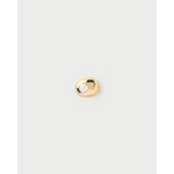 Pdpaola Orecchini Essentials 2026 Sand Single Stud Ear in argento placcato oro 18kt con zircone cubico PG01-241-U