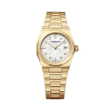 Raymond Weil A.R.T. Date orologio donna quadrante madreperla bianca con diamanti, cassa e bracciale PVD oro giallo 1250-P-97081