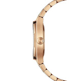 Raymond Weil A.R.T. Date vista laterale corona scanalata con monogramma RW cassa PVD oro rosa satinata 1250-P5S-97081