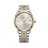 Raymond Weil Freelancer Date orologio automatico bicolore acciaio e oro giallo PVD quadrante crema sunray 2741-STP-64001