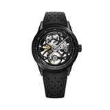 Raymond Weil Freelancer RW1212 Skeleton orologio automatico nero con quadrante scheletrato e cinturino gomma nera 2785-BKR-20000