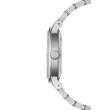 Raymond Weil Millesime Central Seconds vista laterale cassa acciaio satinato corona con monogramma RW 2125-ST-65001