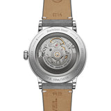 Raymond Weil Millesime Central Seconds fondello vetro zaffiro con movimento automatico RW4200 e cinturino pelle grigia 2925-STC-80001