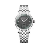 Raymond Weil Millesime Small Seconds quadrante antracite con minuteria mentolo, bracciale acciaio inossidabile 2130-ST-60521