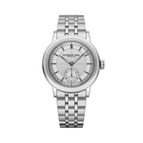 Raymond Weil Millesime Small Seconds quadrante argentato a settori con piccoli secondi, bracciale acciaio 2930-ST-65001