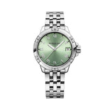 Raymond Weil Tango Classic orologio donna quadrante verde soleil con numeri romani, bracciale acciaio inossidabile 5960-ST-00520