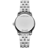 Raymond Weil Toccata Classic fondello avvitato in acciaio con incisione Swiss Made e bracciale integrato 5024-STS-60001