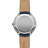 Raymond Weil Toccata Heritage fondello acciaio inciso Swiss Made cinturino pelle blu effetto lucertola 5250-STC-00650