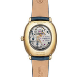 Raymond Weil Toccata Heritage fondello zaffiro movimento meccanico RW4100 cassa PVD oro cinturino pelle blu 2280-PC-10001