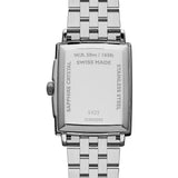 Raymond Weil Toccata Square fondello acciaio inciso Sapphire Crystal Swiss Made impermeabile 50m 5425-ST-00300