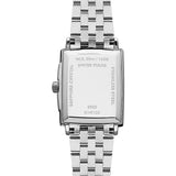 Raymond Weil Toccata Square fondello acciaio inciso Sapphire Crystal Swiss Made impermeabile 50m 5925-ST-00300