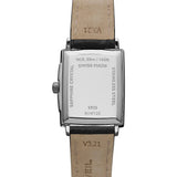 Raymond Weil Toccata Square fondello acciaio inciso Sapphire Crystal Stainless Steel Swiss Made cinturino pelle nero 5925-STC-00300