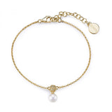 Rosato Bracciale Ciondolo Perla Placcato Oro Giallo