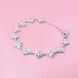 Rosato Bracciale Gemma con Zirconi ambiente