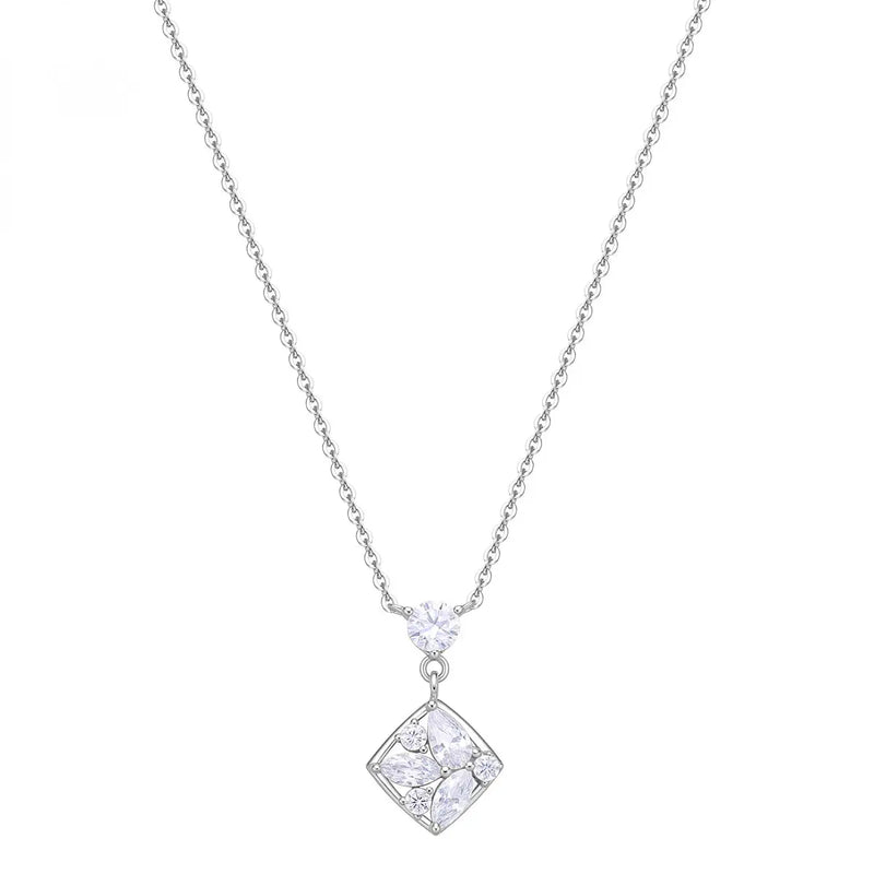 Rosato Collana Gemma con Zirconi