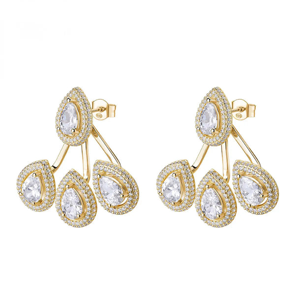 Rosato Orecchini Pendenti Anna Placcati Oro RZAN24