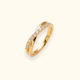 Anello Soulmate in Oro Giallo e Diamanti