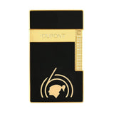 St Dupont Accendino Da Tavolo Laccato edizione Cohiba 60° anniversario lacca nera con logo dorato e finiture oro T20472