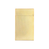 St Dupont Accendino Le Grand Dupont Cling vista posteriore motivo geometrico punta di diamante oro giallo C23009