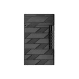 St Dupont Le Grand Dupont Guilloche accendino ottone nero con motivo Monogram 1872 guilloché vista frontale C23179