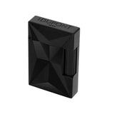 St Dupont Accendino Ligne 2 Fire X in ottone nero con design geometrico tridimensionale e logo inciso C18612