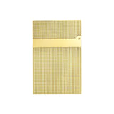 St Dupont Accendino Ligne 2 Testa Micro Diamante vista posteriore finitura micro diamante in ottone dorato C18692
