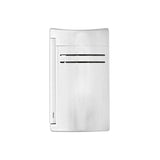 St Dupont Accendino Maxijet Laccato vista posteriore finitura cromata con pattern a diamante inciso 020157N
