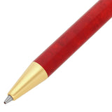 St Dupont Penna Classique A Sfera dettaglio punta dorata e lacca rossa Popoté con sfera a vista 045318N