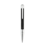 St Dupont Initial A Sfera vista posteriore penna lacca nera con clip cromata e decorazione Stratocaster Fender 275175