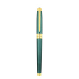 St Dupont Line D Eternity 20001 Leghe Sotto i Mari penna roller verde guilloché con clip dorata e cappuccio chiuso 422052L