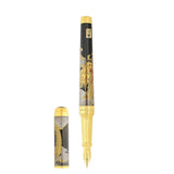 St Dupont Penna stilografica Line D Eternity Pluma XL Maki-e lacca nera con drago in polvere d'oro e palladio 420150XL